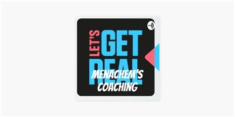 coach menachem on apple podcast.